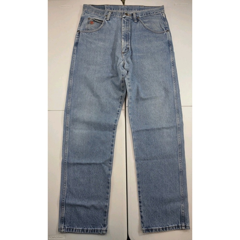 Wrangler 20X Style 22 Jeans Men's 34x32 Original Fit Stonewash Fits 32x31
